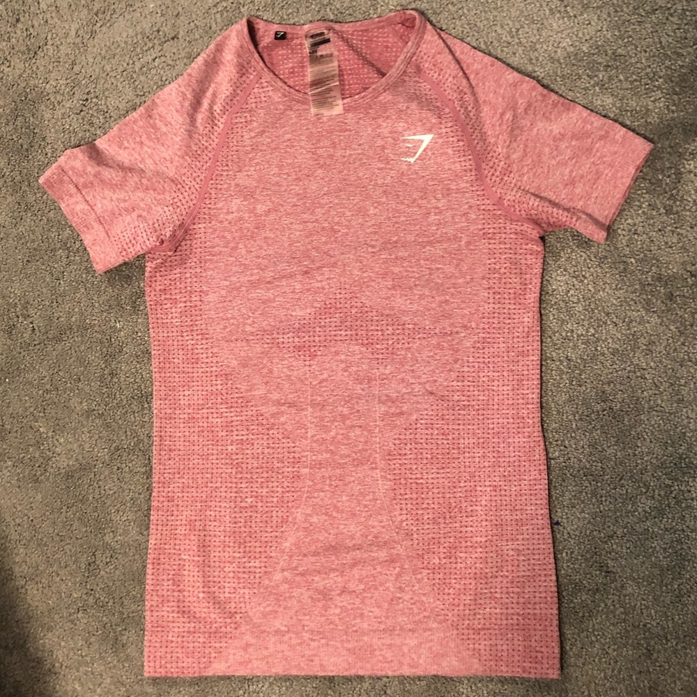 Gymshark Vital Seamless Shirt - Pink Marl